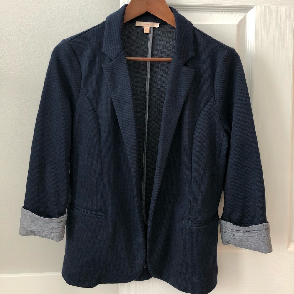 Skies are Blue knit blazer